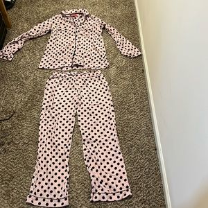 Victoria’s Secret Polka Dot Sleep Set Sz Medium